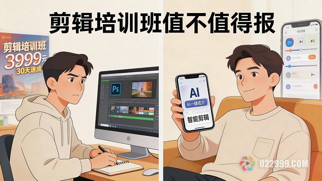 花几千块报剪辑培训班,还不如用 AI 自动剪辑自学1.jpg